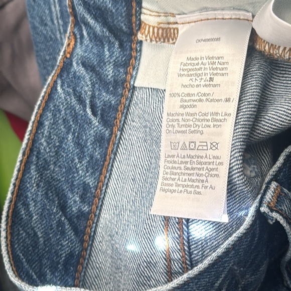 MADEWELL 31P Low Slung Straight Rigid denim NWT petite baggy - Picture 11 of 15